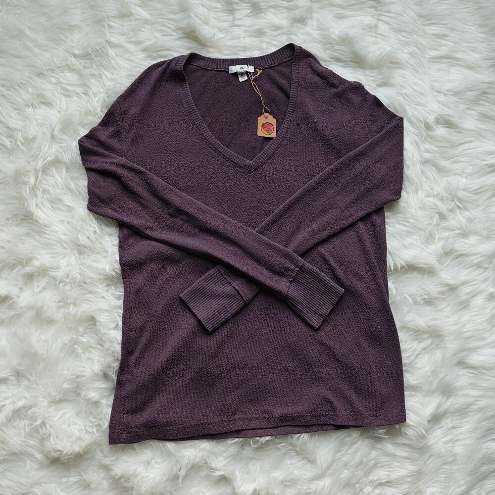 BP. Purple Long Sleeved Sweater, SIZE Small